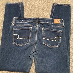 American Eagle Outfitters Blue Straight Jeans Classic Style